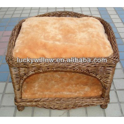 Wicker pet house / wicker cat cage / wicker pet bed & wicker doghouse